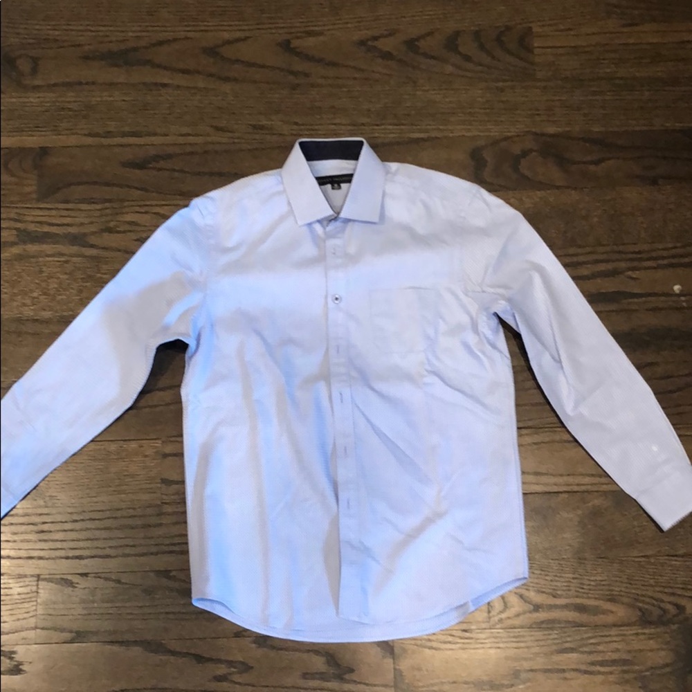 REPORT COLLECTION boys sky blue dress shirt. Sz 12